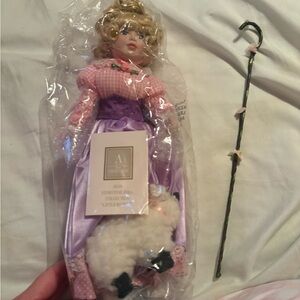Avon Doll with Pink and Lavender Dress